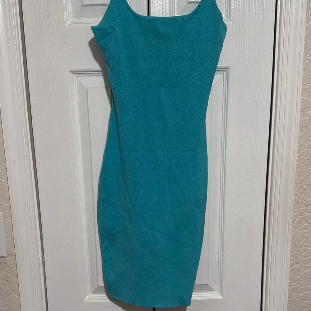 Summer fun Teal Sleeveless Dress!